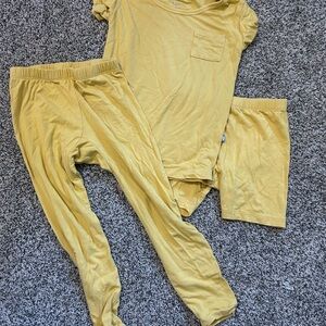 Kyte PJs Yellow 3T